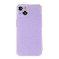 Dteck For iPhone 14,Slim Hybrid Shockproof Silicone Rubber Bling Glitter Soft TPU Case Cover,Purple