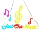 thumbnail image 1 of Letrero de Neón con Notas Musicales, Letrero de Neón "Siente la Música", Letreros de Neón para Decoración de , Ilumina Tus Clases de Música, Decoración de, 1 of 5