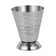 thumbnail image 1 of Vaso medidor de acero inoxidable, medidor de 2,5 oz, accesorio de bar, herramienta para vino plateado, 1 of 9
