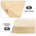 thumbnail image 3 of SHISUYAN Table Lamp Base DIY Lamp Base Light Parts Stand Wooden Round Table Lamp Base Tabletop Light Base, 3 of 8