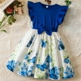 thumbnail image 2 of YunPes Girl's Floral Tutu Dresses Ruffle Sleeveless Summer Bowknot A Line Birthday Princess Dress Toddler Cute Clothes, 2 of 4