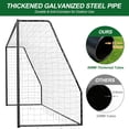 thumbnail image 3 of MOPHOTO Soccer Goals for Backyard,24x8FT Black Competition Practice Training Goals,Portable Soccer Training Equipment,Moveable Weatherproof for Adults Youth Outdoor, 3 of 6