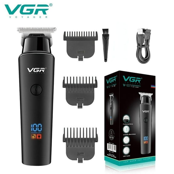 VGR V937 Professional Hair Trimmer Cordless Rechargeable Beard Clippers for Men