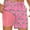 Pineapple Pink, variant on Mens Swim Trunks with Mesh Lining Quick Dry Board Shorts Beach Swim Shorts Swimwear