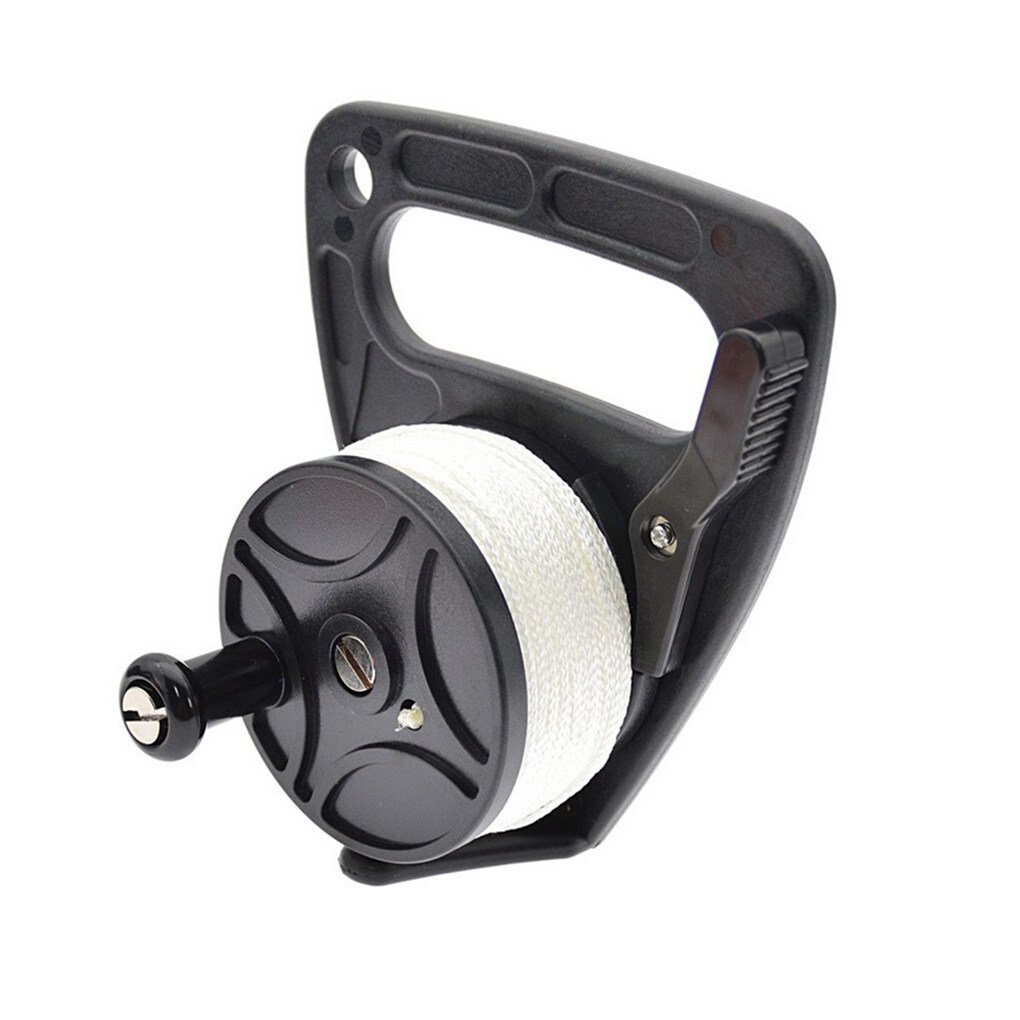 Moulinet De Plongée Portable 46 M – Avec Poignée, Bouchon Pouce, PC/nylon/inox, Pour Snorkeling