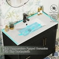 thumbnail image 6 of 36" Freestanding Bathroom Vanity with Ceramic Sink Top, Zinc Alloy Faucet, Classic Tapered legs, 6 of 9