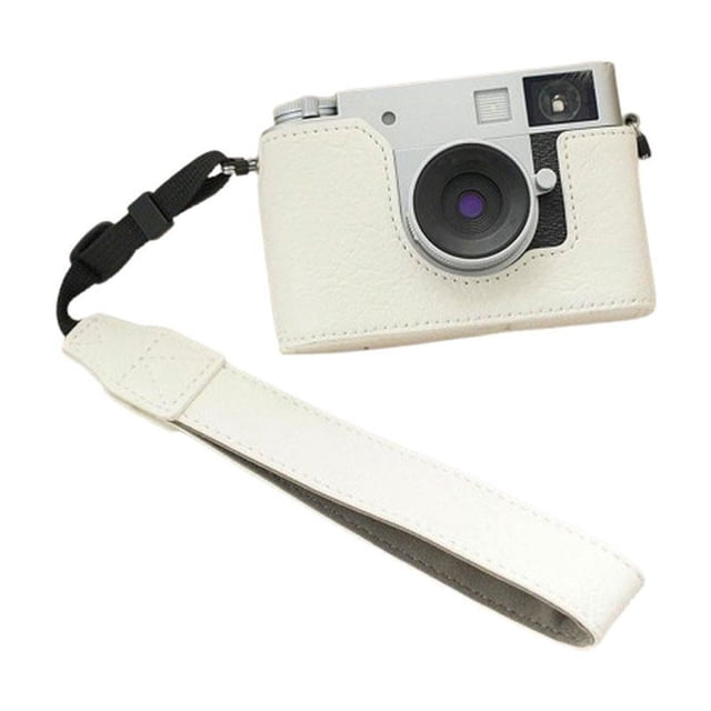 Leather Camera Case Half Base Body Case Cover For Fuji X-half Protective