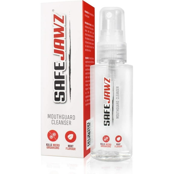 SafeJawz Mouthguard Disinfectant Spray. Mint Flavoured