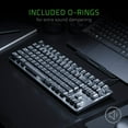 thumbnail image 4 of Razer BlackWidow Lite: Silent and Tactile Gaming Keyboard - Compact with Detachable Cable - Tenkeyless Design - Razer Orange Switches, 4 of 7