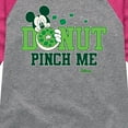 thumbnail image 3 of Disney - Donut Pinch Me - Toddler And Youth Girls Raglan Graphic T-Shirt, 3 of 5
