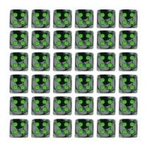 Chessex CHX26845 Dice-Gemini: 36D6 Black-Grey/Green Set