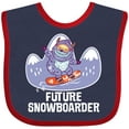thumbnail image 3 of Inktastic Snowboarding Future Snowboarder Boys or Girls Baby Bib, 3 of 4