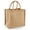 Natural, variant on Westford Mill Jute Mini Tote Shopping Bag (14 Liters) (Pack of 2)