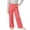 A Red, variant on HAOTAGS Girls School Uniform Pants, Solid Elastic Waist Casual Wide - Leg Pants Gray 5-6 Years