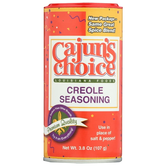 Pack of 12, Cajuns Choice Creole Seasoning, 3.8 oz