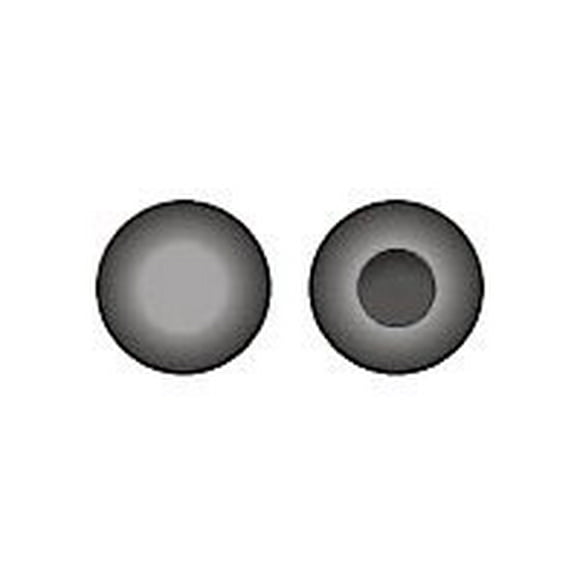 Poly - Ear cushion - black (pack of 6)