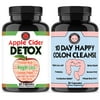 Angry Supplements Apple Cider Detox + 10 Day Happy Colon Cleanse - Rapid Weight Loss Detox, 2-Pack