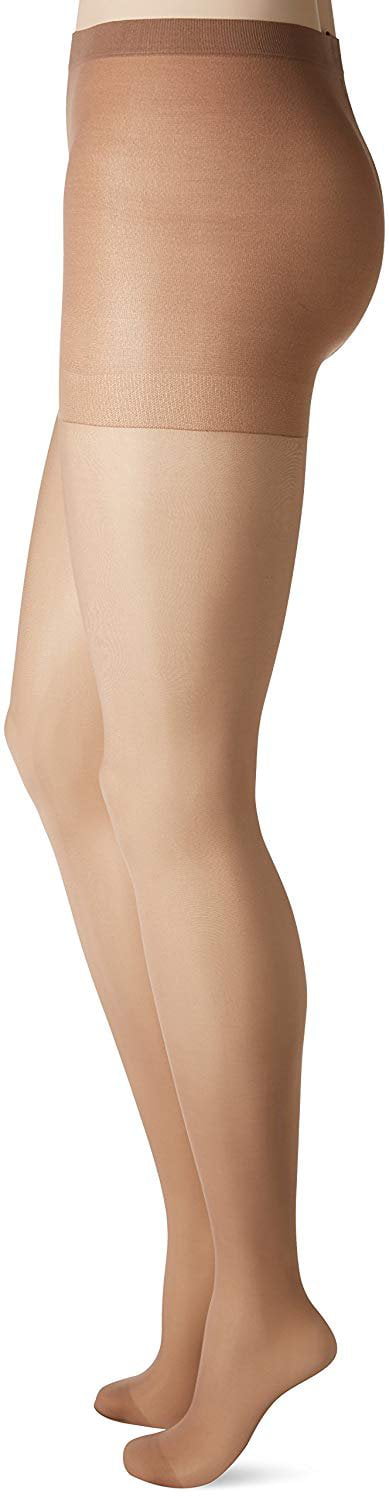 No Nonsense Women's Smart Support Control Top Pantyhose 1 Pair Pack Bare  Bisque B 