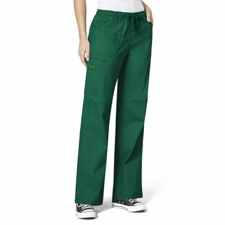 

Wink WonderFLEX Women s Faith Multi-Pocket Cargo Scrub Pant Hunter Green XXS