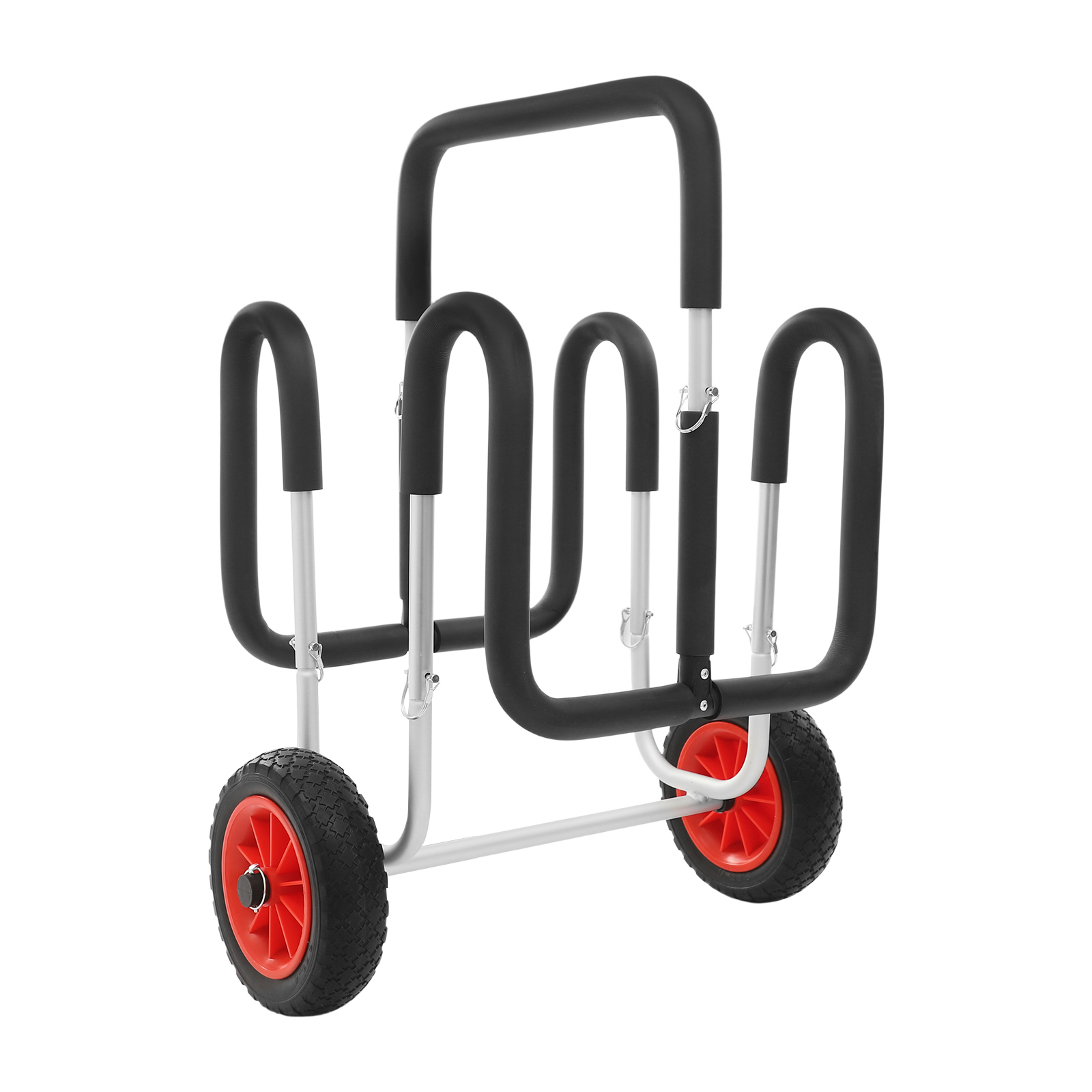 ToppiJoy Aluminum Stand up Paddle Board SUP Transport Cart with 2 Wheels, Double SUP Carrier Trolley, Paddle Board Cart for Surfboard