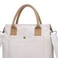 thumbnail image 3 of Canvas Crossbody Bags Large-capacity Shoulder Bag Crossbody Handbag for Shopping, 3 of 10