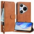 thumbnail image 1 of FOXDOCK Funda Tipo Cartera para Xiaomi Poco F8 Ultra Cuero PU con Cremallera y Correa de Muñeca, Ranuras para Tarjetas, Soporte Plegable, Cierre Magnético, 1 of 5