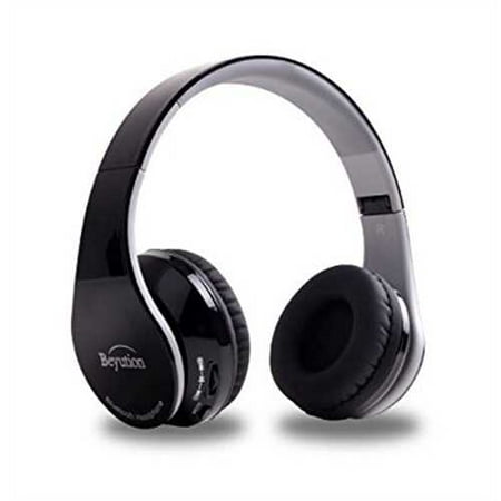 Beyution V4.1 Bluetooth Wireless Foldable Hi-fi Stereo Headphone for Smart Phones & Tablets - Black