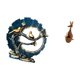 thumbnail image 5 of Figura de resina de Knick Knack, figura de animal, escultura artesanal de madera, estatua de amor, adorno con material duradero, adecuada para regalar, 5 of 8