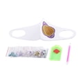 thumbnail image 1 of Cubierta de la boca Cubierta de la boca de diamantes de imitación Pintura hecha a mano Protector facial de tela para bricolaje, AA431, Estrella seitruly HA003519-01, 1 of 6