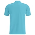 thumbnail image 6 of Uwinwear Men's Golf Shirts Dry Fit Moisture Wicking Performance Short Sleeve Collared Polo Shirts for Casual Athletic Business Summer Outdoor Casual Top,Sky Blue,XXXL, 6 of 8