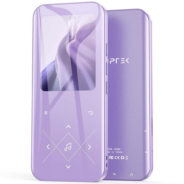 AGPTEK MP3 Player, Bluetooth Music Player with Armband, 32GB, A65X Orange