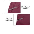 thumbnail image 7 of Little Donkey Andy Women's Lightweight Waterproof Rain Pants Breathable Hiking Pants for Outdoor Fishing Tango Red L, 7 of 7