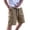 Khaki, variant on lcziwo Mens Shorts Holiday Casual Drawstring Trunks Hiking Fishing Wide Leg Elastic Waist Dress Shorts with Pockets Navy M