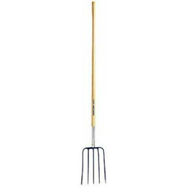 True Temper 5 Tine Manure Fork 10" Steel Head 54" Handle