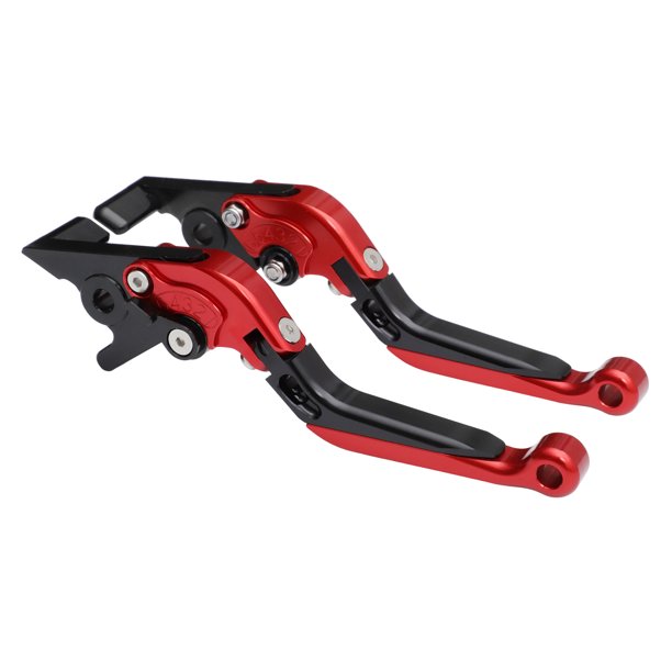 Palancas de freno y embrague cortas Unique Bargains para APRILIA SHIVER 900 2017-2020, palanca de freno ajustable en 6 posiciones, aleación de aluminio T6 6061, roja, 1 juego