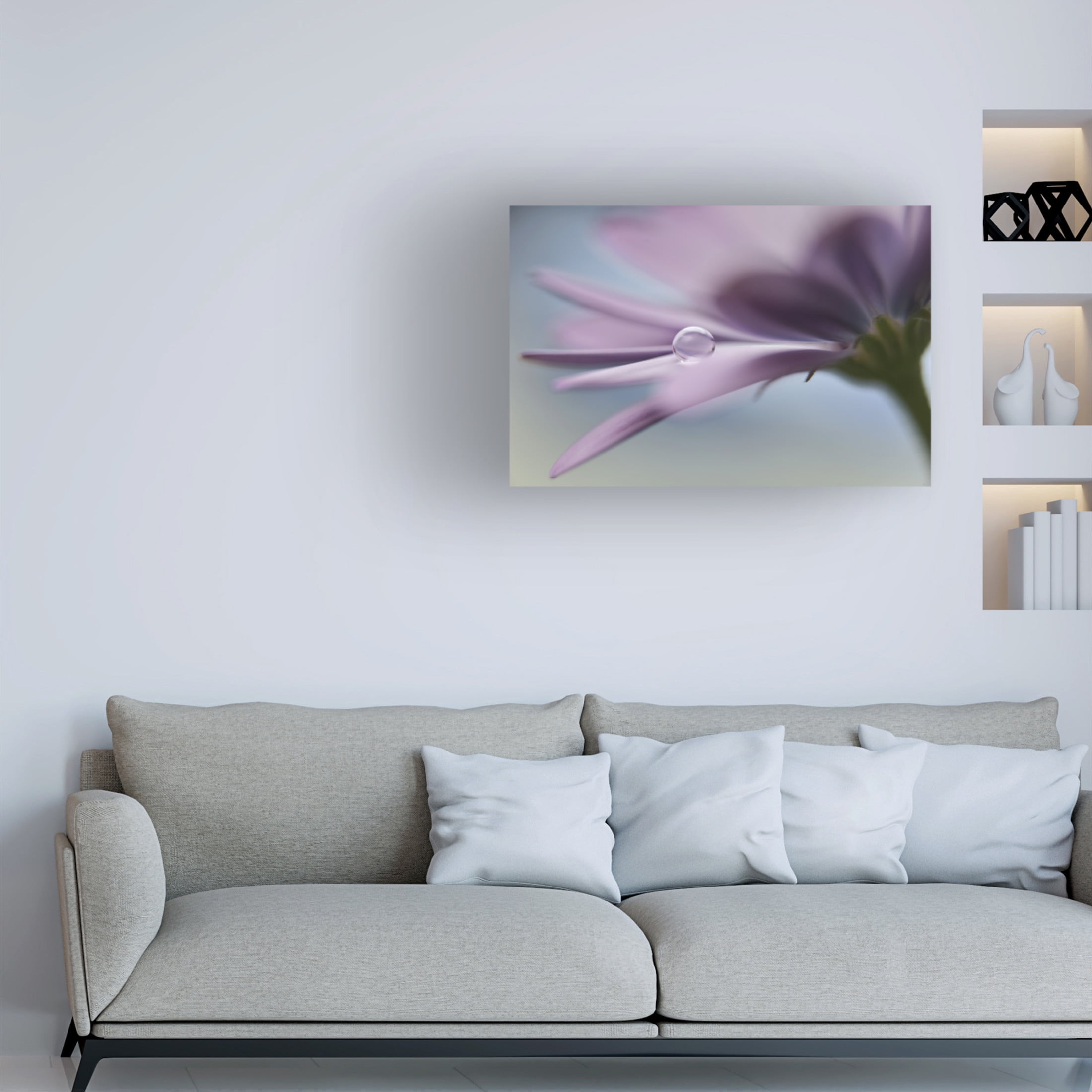 Canvas Wall Art - Heidi Westum 'The Peaceful Drop' Wall Art for Living Room, Bedroom, or Office Décor by Trademark Fine Art - 24 x 16 Inches