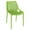 Green, variant on 32.25" Yellow Stackable Outdoor Patio Dining Chair