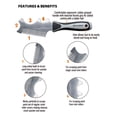 thumbnail image 4 of ROLLINGDOG 4 in 1 Paint Brush Comb - Paint Brush&Roller Cleaner Tool, 4 of 4