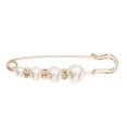 thumbnail image 1 of 2x Broche de Estimuladas para Mujer, Bufanda para , Cárdigan, Hebilla, Accesorios Yuyangstore Broches de perlas, 1 of 8