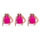 thumbnail image 3 of Blusa Sin mangas Sonducket para mujer con Cuello de corbata Rosa roja XXL 3piezas, 3 of 6