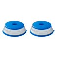 thumbnail image 3 of Toystoory 1Pcs Microwave Plate Cover Oven Plate Covers Guard -proof Microwave Cover Splatter Folding for Vegetables Azul 2Conjunto, 3 of 6