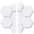 thumbnail image 2 of 18"OD x 2"ID x 6 1/4"C x 1"P Daisy Architectural Grade PVC Contemporary Ceiling Medallion, Two Piece, 2 of 4