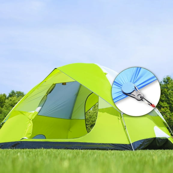 Soimiss 8Pcs Tarp Grabbers Black Plastic Suitable for Clamping Tarp Outdoors