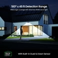 thumbnail image 4 of Home Zone Security Solar Flood Lights - Motion Detection + 3500K LED, Black, 4 of 7