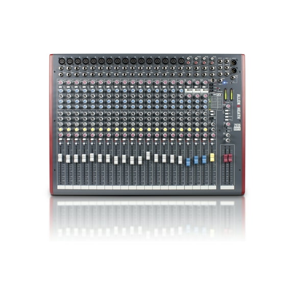 allen & heath zed-22fx 22 input usb audio mixer with effects