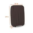 thumbnail image 2 of Covers & All Outdoor Zero Gravity Chair Covers, Made of 12 oz Waterproof & UV-resistant Cover Max Fabric with Air-vents (33" W x 37" H x 9" D, Coffee), 2 of 6