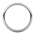 thumbnail image 2 of Platinum 2.5mm Half Round Band Ring Size 5 Ring for Women and Men - 3.4 Grams, 2 of 2