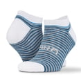 thumbnail image 4 of Spiro Mens/Womens Mixed Stripe Sneaker Socks (Pack Of 3), 4 of 4