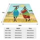 thumbnail image 3 of Balery Women Manta de Felpa Suave y Acogedora – Cobija de Franela Aterciopelada para Cama, Lavable y Cálida para Sofá, Mascotas, Transpirable-50"x40", 3 of 7