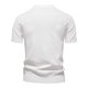 thumbnail image 3 of Blusa y camisa de manga corta con cuello vuelto para hombre, cómoda, lisa, de poliéster, informal, de manga corta y cuello vuelto, 3 of 3
